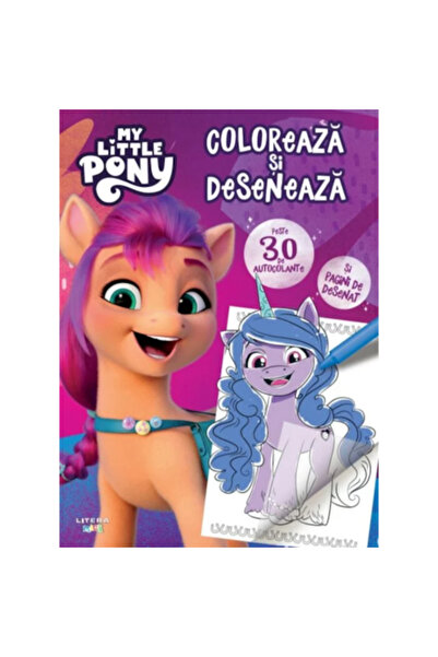 Litera Micul meu ponei. Colorează și desenează