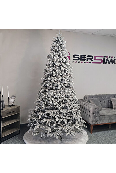 OEM Χριστουγεννιάτικο τεχνητό δέντρο Deluxe, Global snowy, mix 2D+3D, 250cm