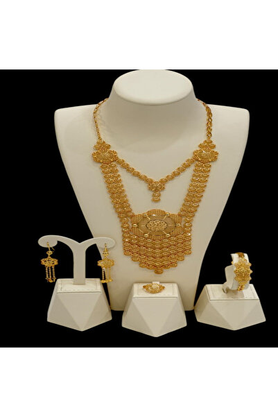 Un طقم بديل الذهب ملكي راقي لا يسبب الحساسيه