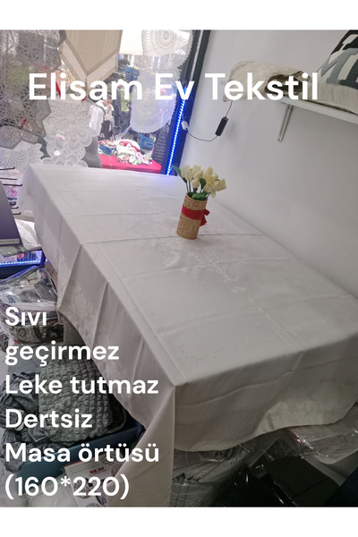 Elisam Liquid-Proof, Stain-Resistant, Worry-Free Tablecloth