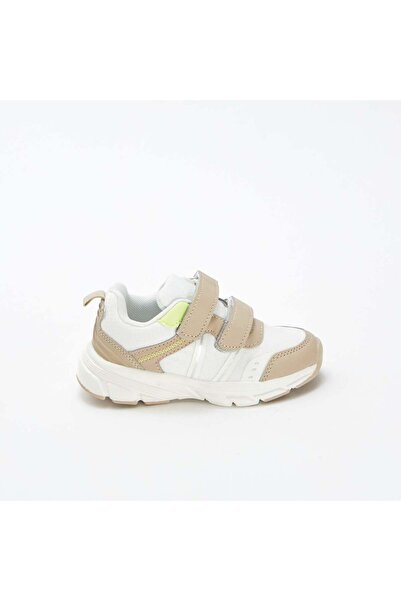 KIABI Low-top trainers with neon details BEIGE