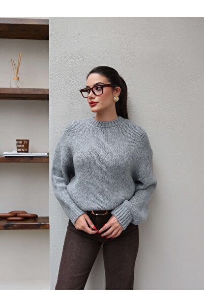 ESRAHELVACI Long Sleeve Knitted Sweater