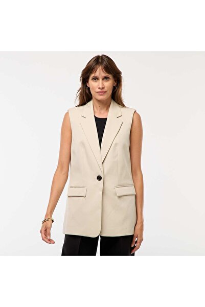 KIABI Sleeveless Suit Vest BEIGE