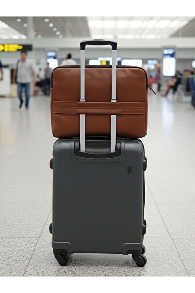 yedideri Genuine Leather Laptop Bag – Modern and Innovative Design