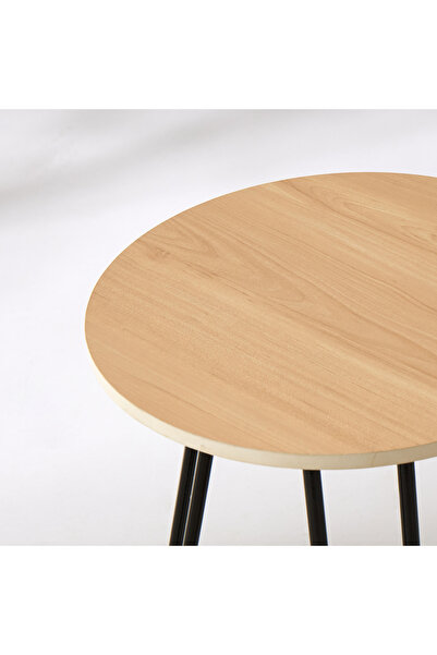 Lifestyle Round Side Table with Hairpin Legs - 29x46 cms