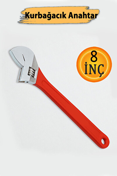 Badem10 Ratchet Wrench 8 Inch 19.5cm Professional Adjustable Wrench Steel Body Ergonomic Handle Screw