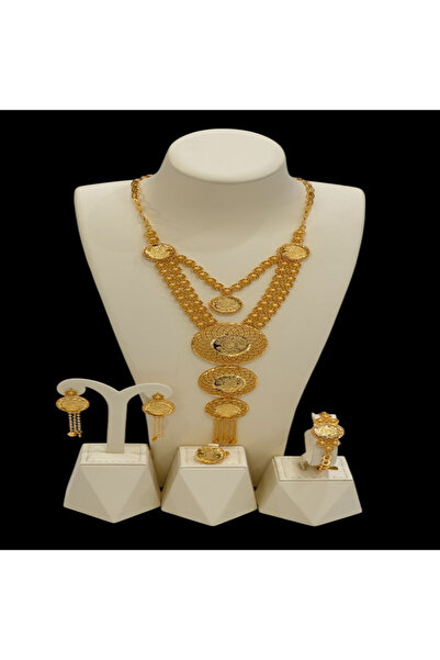 Un طقم بديل الذهب ملكي راقي لا يسبب الحساسيه