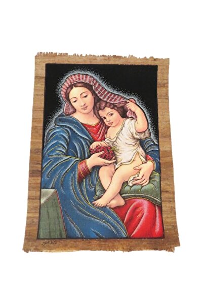 ABS Стенна декорация 41/30 см, картина в египетски стил, ръчно рисувана върху...