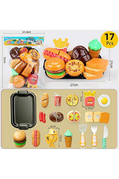 choice2 17pcs set Kitchen Play House Toy Set Simulation Basket Fruit Vegetabl...