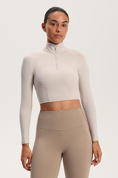 Oysho Comfortlux uzun kollu fitilli t-shirt