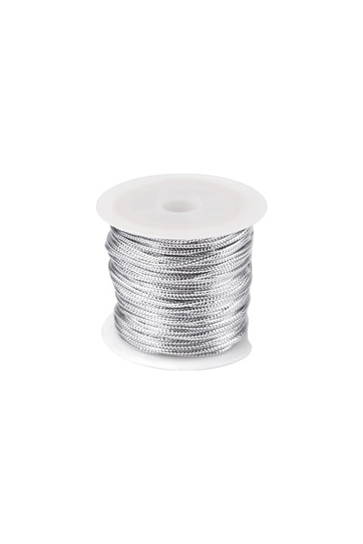 Crisalida Crisalida lurex round cord, diameter 2 mm, length 20 m, Silver