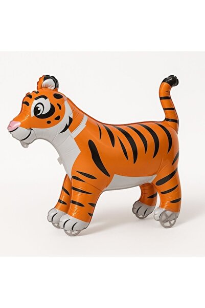 ABS Фолиев балон Тигър, ходещ с колелца, многоцветен, за многократна употреба...