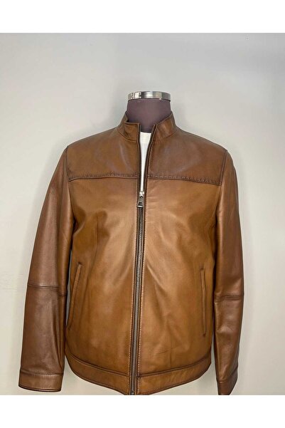 RIOTELLI Hakim Yaka Genuine Leather Men's Jacket