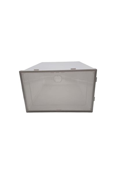 ABS Set of 5 shoe storage boxes, 32x23x14 cm, white