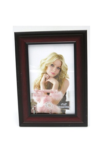 ABS Photo Frame, Wood, Brown, 10x15 cm