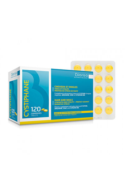 CYSTIPHANE أقراص تستخدم لدعم نمو الشعر وتقليل تساقطه، 120 قرصًا