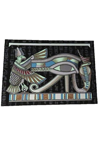 ABS Imagine de perete 33/23cm, vedere dublă, pictură în stil egiptean, hârtie...