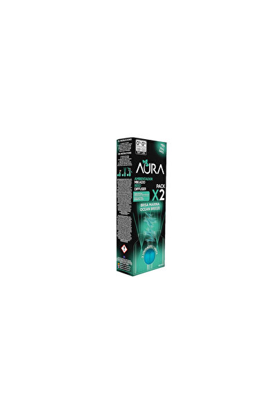 AURA Set 2 odorizante camera 0% alcool – Briza marina 2 x 30 ml