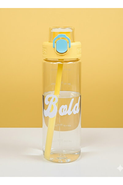 Bisbell 700ml Straw Water Bottle | BPA-Free | Leak-Proof Gym Office Travel Hydration,BB4055Y