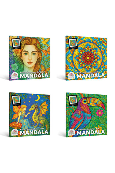 Art Terapi Mandala Yayınları MANDALA #BOYAMA SETİ #YETİŞKİNLER İÇİN BOYAMA KİTABI #BOYAMA KİTABI #MANDALA