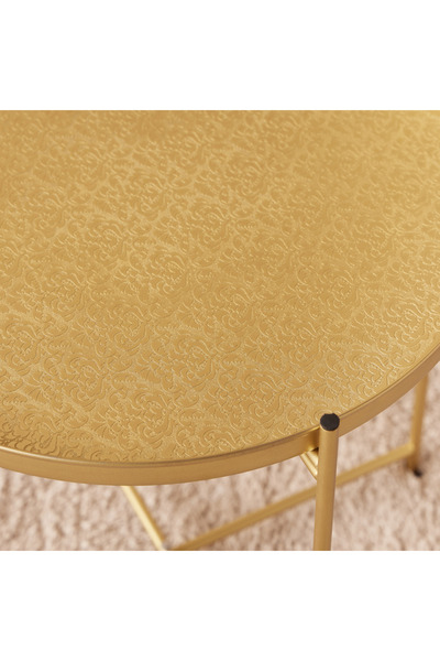 Lifestyle Tray Top Metal Accent Table - 41x41x46 cm