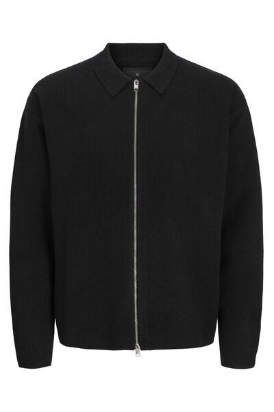 Jack & Jones Plus Size Zippered Cardigan - Bradfort