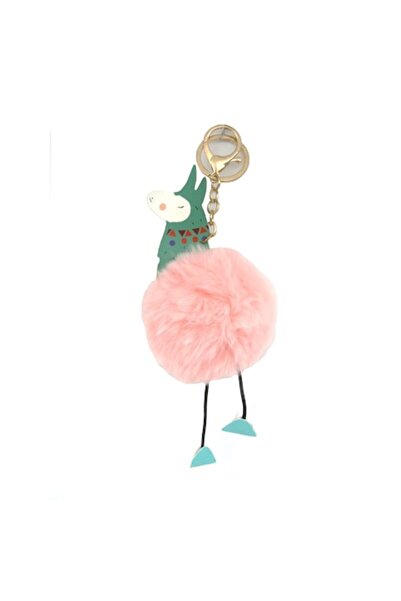 ABS Breloc Puff Cal Roz