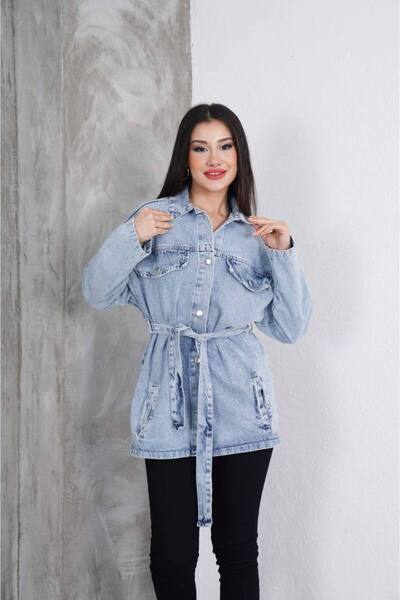 ASSIST Belt Detail Denim Jacket