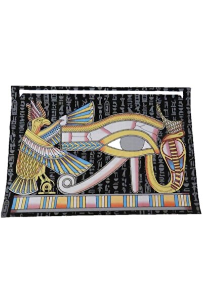 ABS Tablou de perete, Dualview, Papirus în stil egiptean pictat manual, străl...