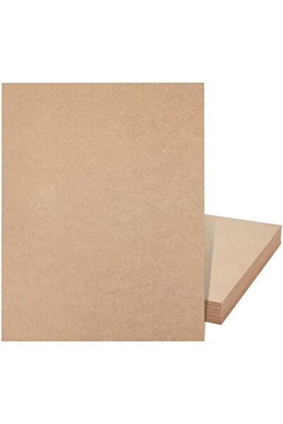 Al Raied 9 Pieces, 3 Mm Mdf Diy Rectangular 30 X 40 Cm Brown