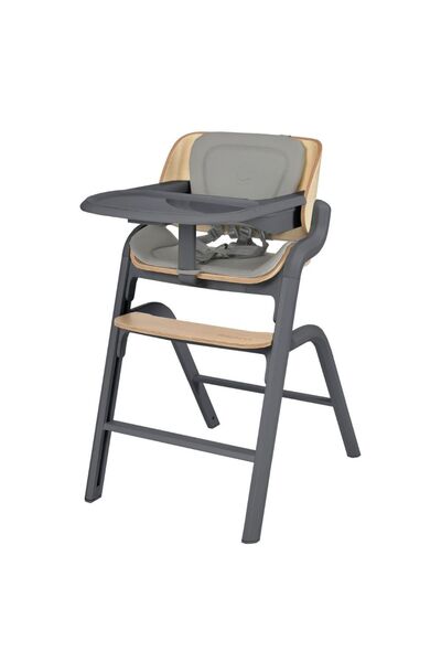 Espiro Scaun de masa pentru copii, Pure, cu suport moale, tavita dubla detasa...