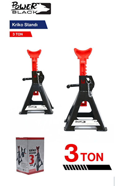 POWER BLACK 3 TON SEHPA KİRİKO ( KUTU İÇERİĞİ 2 ADETTİR )