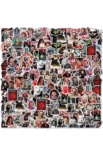 Choice1 500 قطعة، 50 قطعة/ حقيبة ، ملصقات بنمط شخصيات داكنة وقاتلة، مناسبة لل...