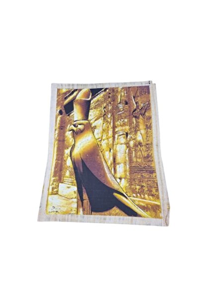 ABS Tablou 43X31 cm, pictat manual, stil egiptean, hartie de papirus, I51