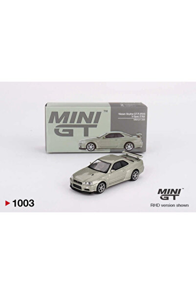mini gt 1/64 Nissan Skyline GT-R (R34) V-Spec II Nür Millenium Jade MGT01003