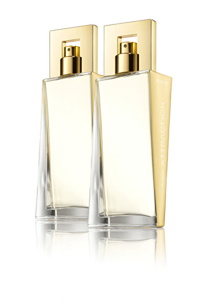 AVON ماء عطر آتراكشن فور هير - 50 مل، قطعتين