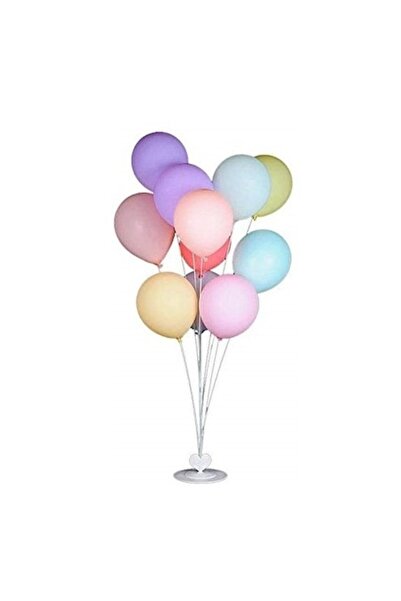 ABS Set of 11 colorful balloons with stand