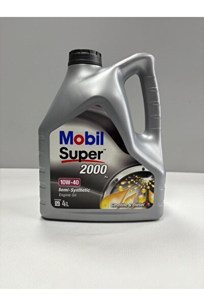 Mobil Super 2000 X1 10W-40 4L Motor Yağı (Üretim Tarihi 2025)
