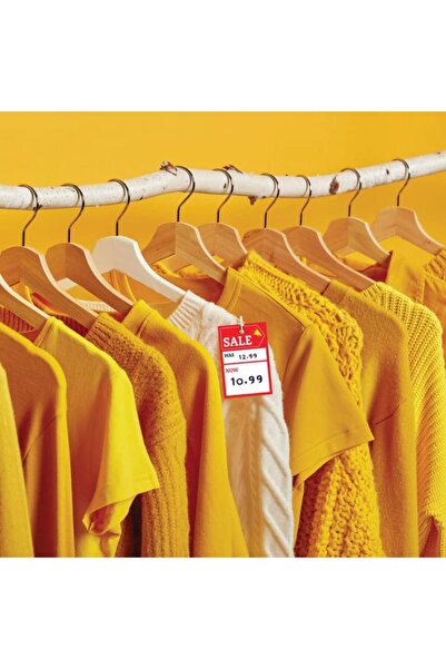 Al Raied Papa Prints Pack of 100 Sale Tags for Retail Cards (85 x 55 mm) Sale Signs Promotional Sales Tag Car