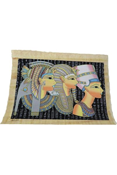 ABS Imagine de perete 42/32cm, vedere dublă, pictură în stil egiptean, realiz...