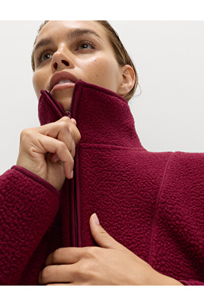 Marks & Spencer Goodmove Yarım Fermuarlı Yüksek Yaka Polar Üst