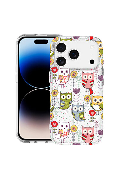 bestcase Carcasă antișoc MagSafe TPU pentru Apple iPhone 17 Pro, model bufniț...