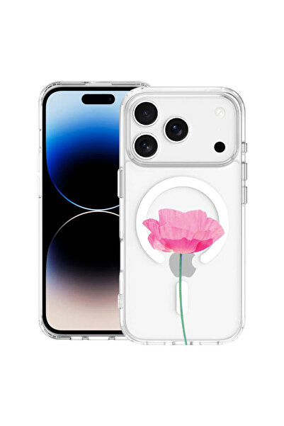 bestcase Carcasă antișoc MagSafe TPU pentru Apple iPhone 17 Pro, roz - roz pa...