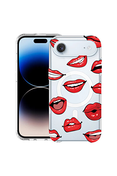 bestcase Carcasă antișoc MagSafe TPU pentru Apple iPhone 17 Air, model buze -...