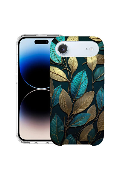 bestcase Carcasă antișoc MagSafe TPU pentru Apple iPhone 17 Air, pene aurii, 2087016 AS 1164