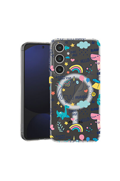 bestcase Carcasă antișoc MagSafe TPU pentru Samsung Galaxy A55, Unicorn - Dre...