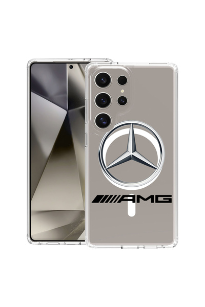 bestcase Carcasă antișoc MagSafe TPU pentru Samsung Galaxy S25 Ultra, Mercede...