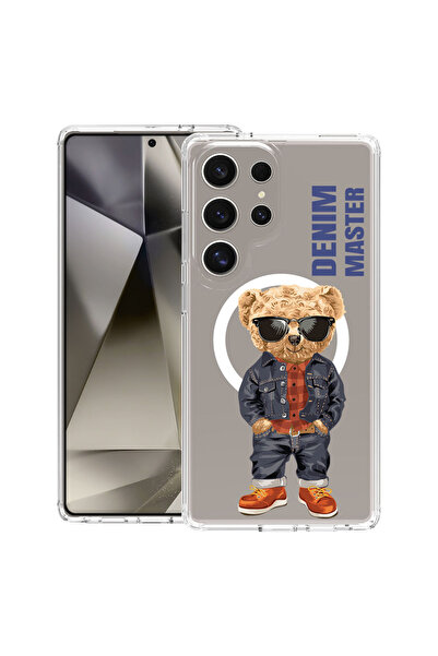 bestcase Carcasă antișoc MagSafe TPU pentru Samsung Galaxy S25 Ultra, Denim M...