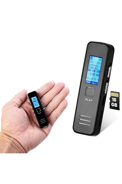 iUni Mini Digital Voice Recorder 007, 16GB, 17 hours of autonomy, MP3 Player