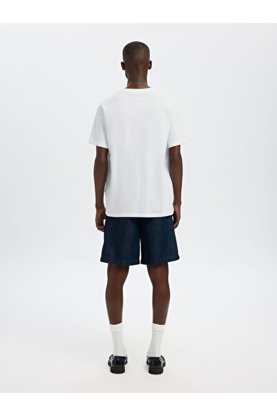 Selected Homme T-Shirt Flammengarn Baumwoll